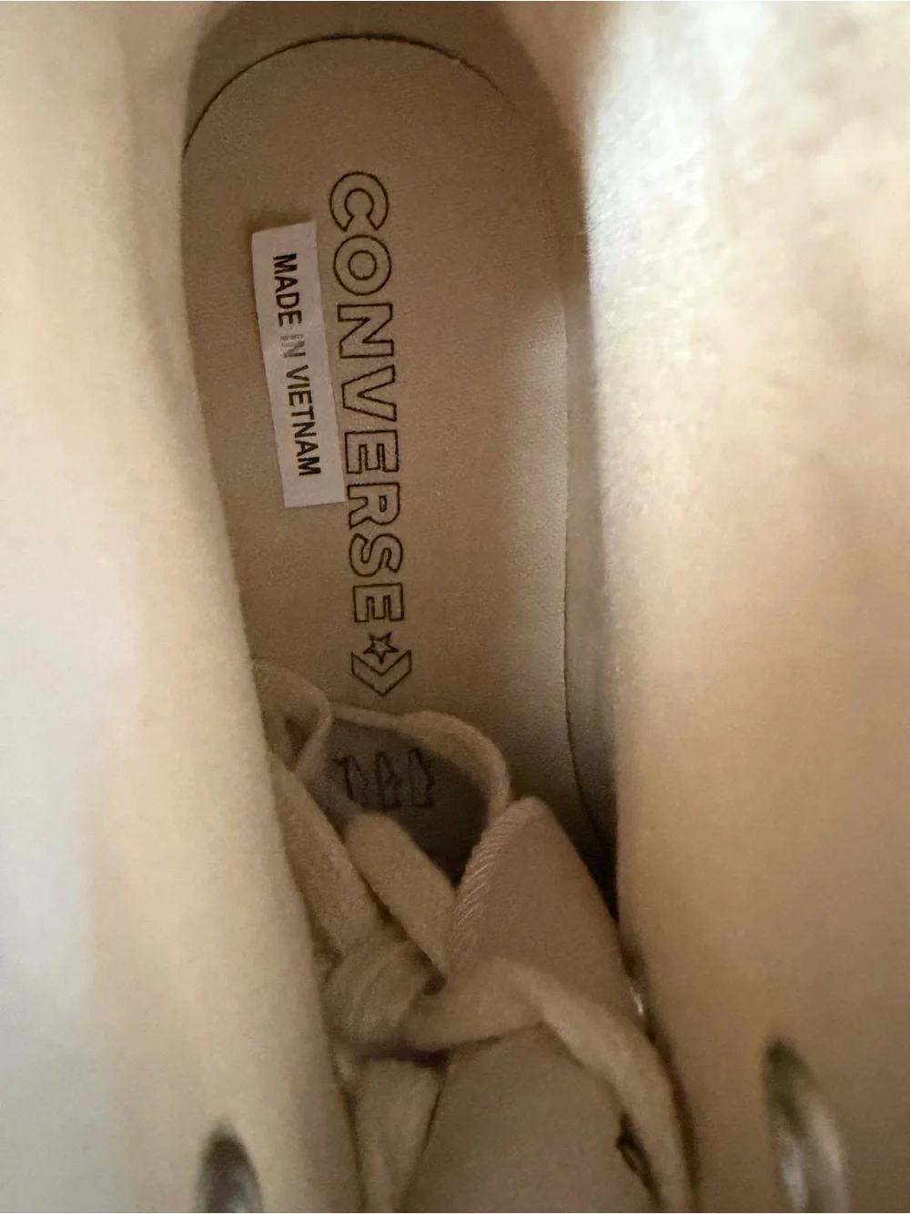 Converse x Kim Jones Chuck Taylor Beige chuck 70 size9.5 women’s  7.5 men’s